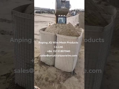 Leger Bastion Steel Hesco Defensieve barrières voor munitieverbindingen